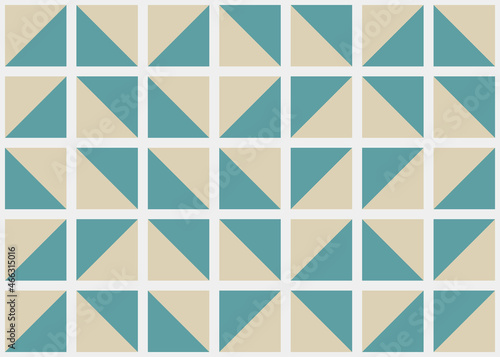 Abstract Geometric Pattern generative computational art illustration