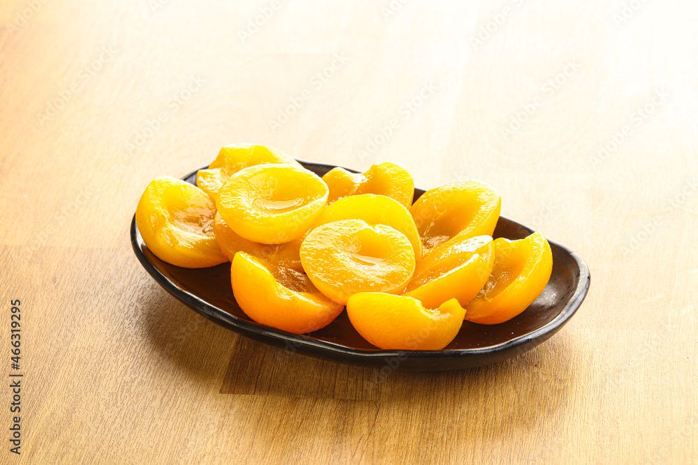 Canned apricot – sweet light dessert Canned apricot – sweet light dessert