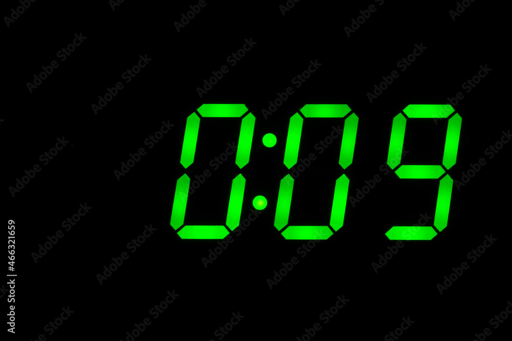 eighties time alarm clock led display green back to the future timer eighties time alarm clock led display green back to the future timer
