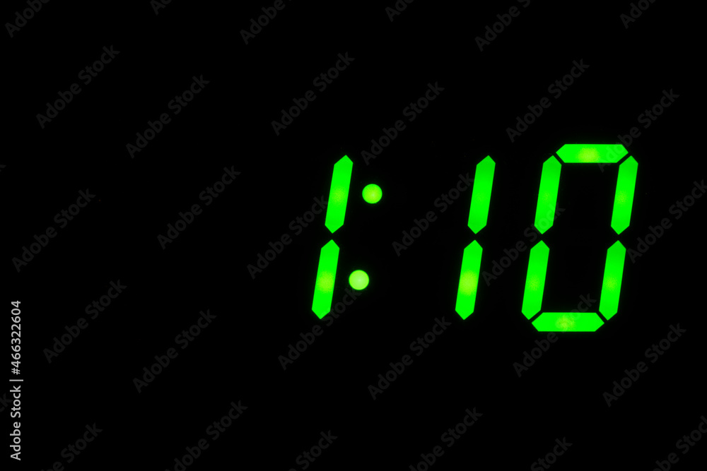 eighties time alarm clock led display green back to the future timer eighties time alarm clock led display green back to the future timer