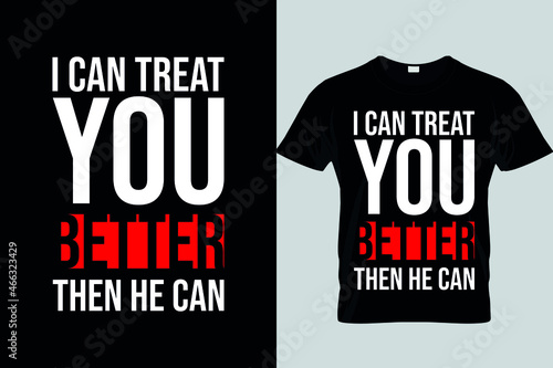 Valentine day special couple typography t-shirt design