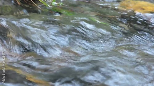 flowing water