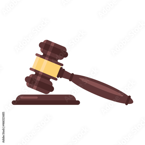 wooden gavel justice