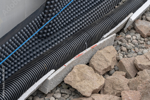 Water protection -drainage around house.