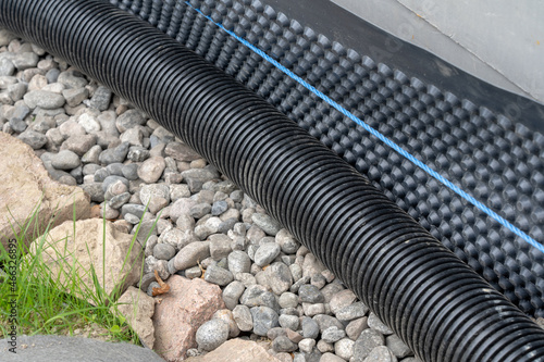 Water protection -drainage around house.