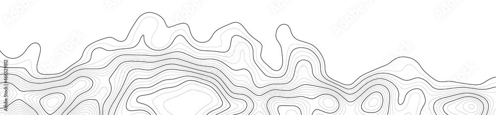 Topographic map background. Geographic line map with elevation assignments. Contour background geographic grid. Vector illustration. Topographic map background. Geographic line map with elevation assignments. Contour background geographic grid. Vector illustration.