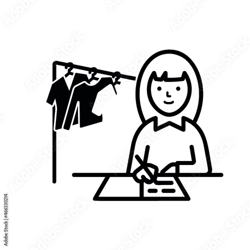 Dry-cleaning and laundry vector objects