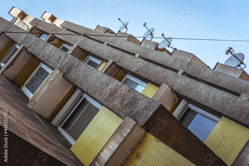 Canvas Print Concrete socialist housing residence, Bratislava