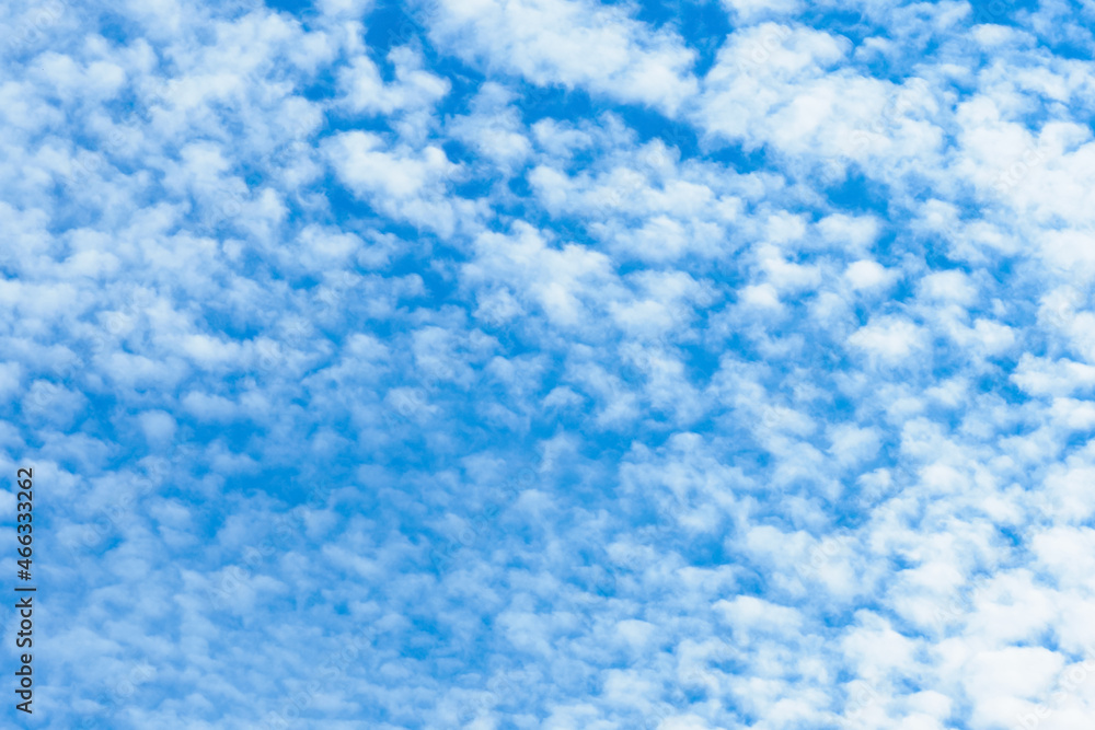 Pretty blue cloudscape with fluffy clouds. Cirrus cumulus, altocumulus clouds Pretty blue cloudscape with fluffy clouds. Cirrus cumulus, altocumulus clouds