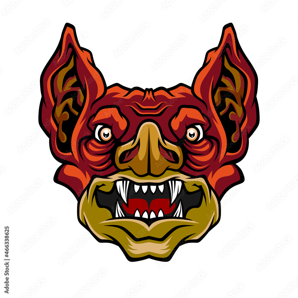 Obraz premium Bat Head. 