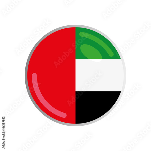 UAE flag in button