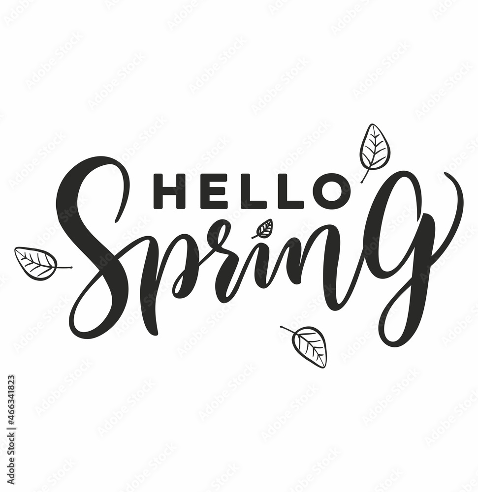 Vector hand lettering in English Vector hand lettering in English