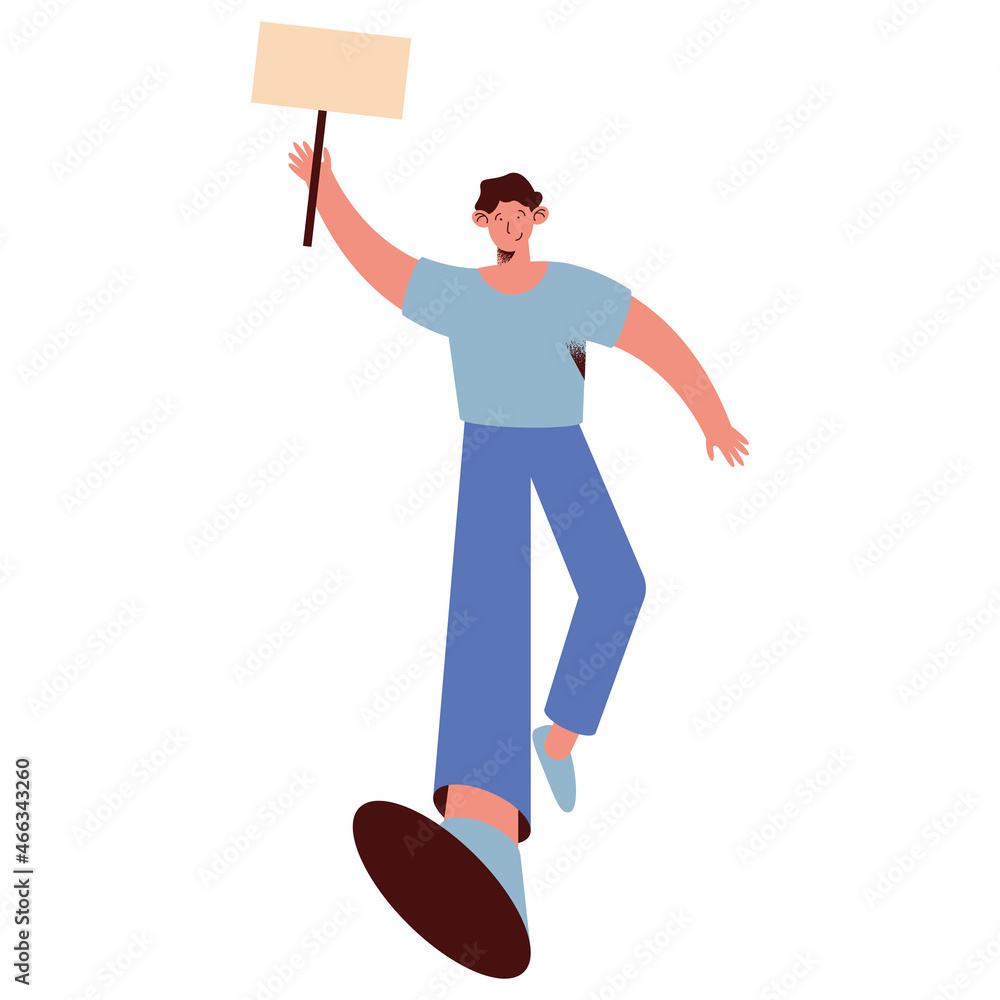 protester man walking protester man walking