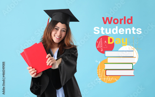 Greeting card for World Stu...