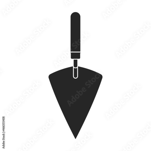 Spatula vector icon.Black vector icon isolated on white background spatula.