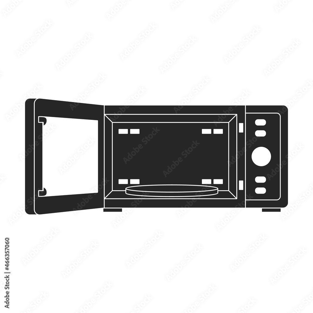 Microwave vector icon.Black vector icon isolated on white background microwave. Microwave vector icon.Black vector icon isolated on white background microwave.