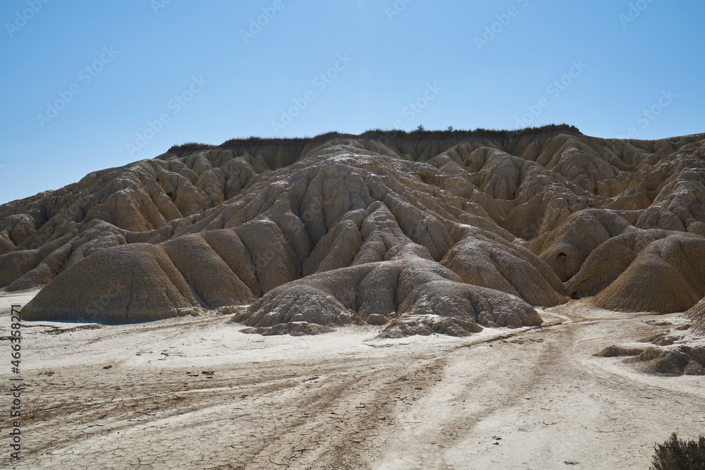 Sand formation in the Bardenas Reales desert Sand formation in the Bardenas Reales desert