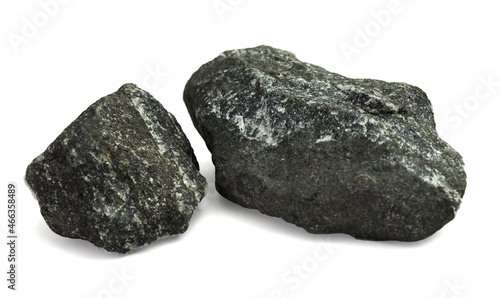 Two pieces iron ore with, found on the Kola Peninsula in Russia