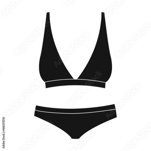 Underwear vector icon.Black vector icon isolated on white background underwear.