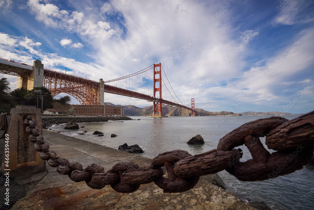 Naklejka premium Golden Gate Bridge, San Francisco, California