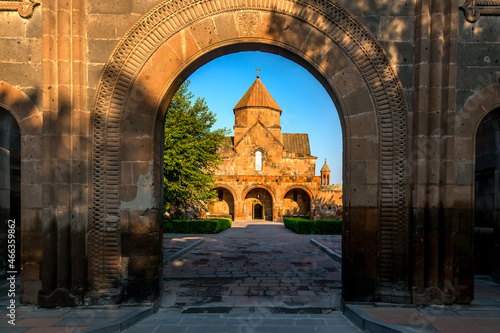 Exterior Gate of Saint Gayane Church in Echmiadzin, Armenia