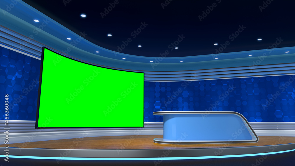 Obraz premium Virtual 3D Studio rendering 