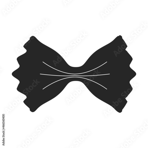 Pasta of italian black vector icon.Black vector illustration pasta and spaghetti,. Isolated illustration of italian food icon on white background.