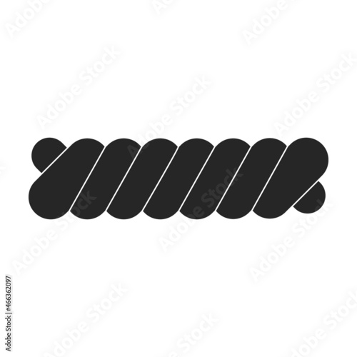 Pasta of italian black vector icon.Black vector illustration pasta and spaghetti,. Isolated illustration of italian food icon on white background.