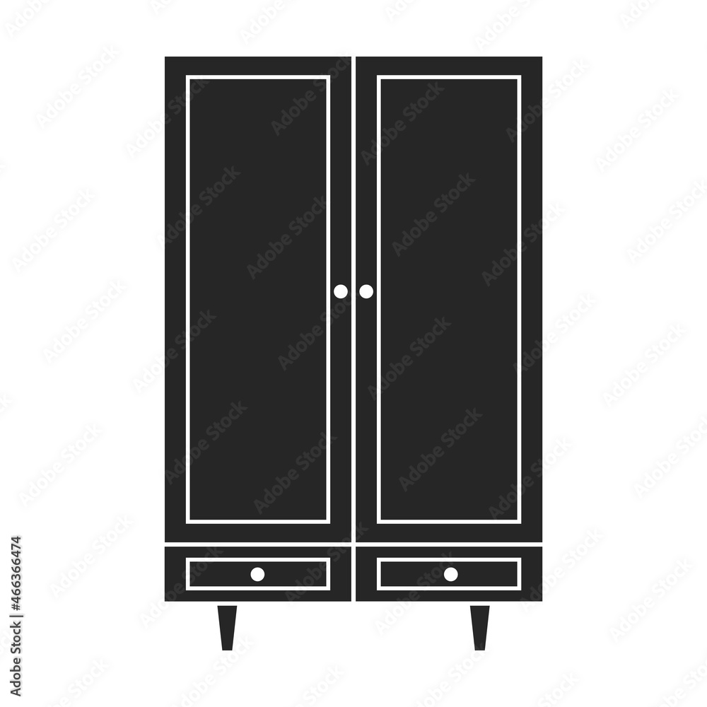 Cupboard vector icon.Black vector icon isolated on white background cupboard. Cupboard vector icon.Black vector icon isolated on white background cupboard.