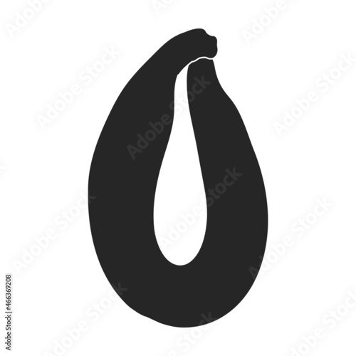 Sausage vector icon.Black vector icon isolated on white background sausage.