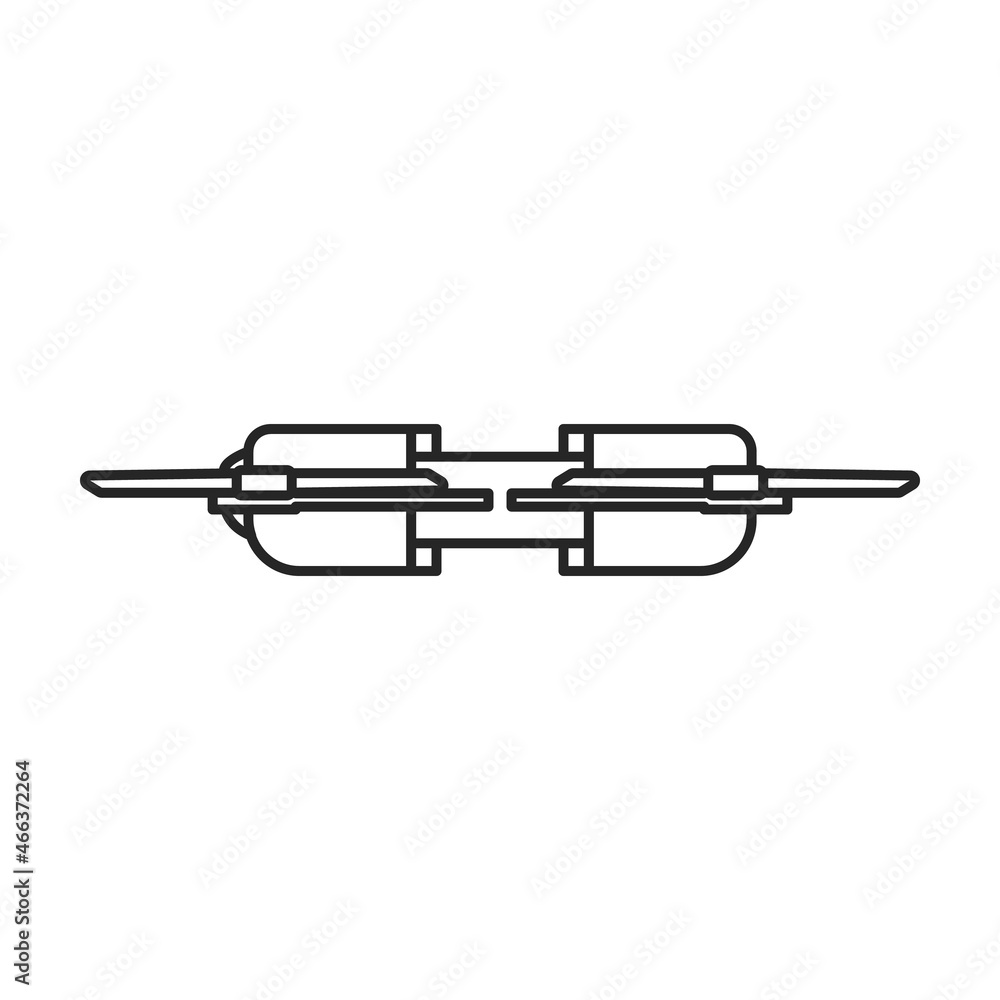 Drone outline vector icon.Outline vector illustration quadcopter. Isolated illustration of drone icon on white background. Drone outline vector icon.Outline vector illustration quadcopter. Isolated illustration of drone icon on white background.
