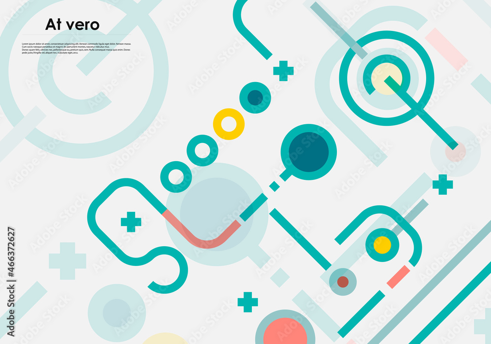 Vector technology illustration. Chemistry connect design texture. Dots and lines simple element background. Abstract minimalistic technical ornament