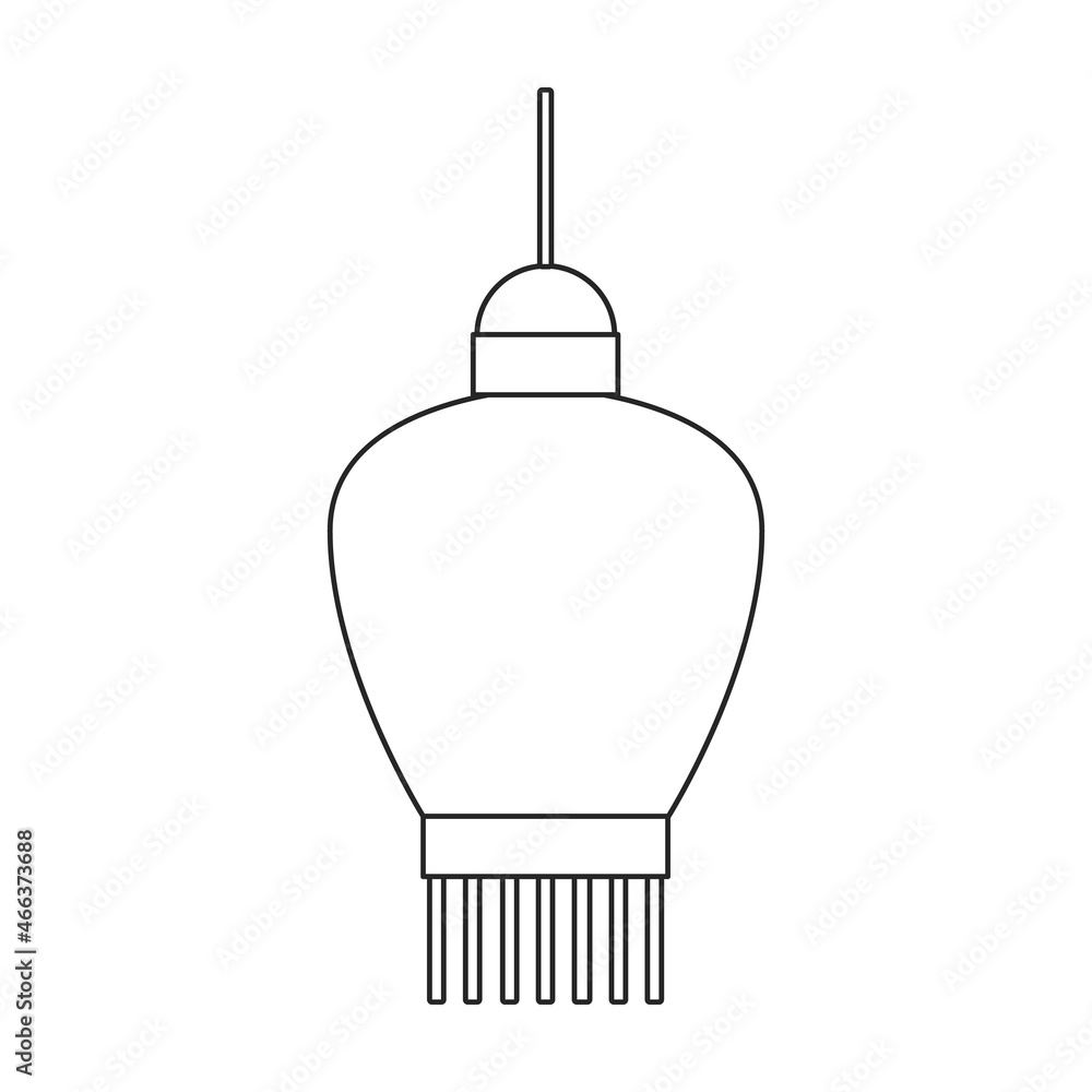 Lantern of chinese outline vector icon.Outline vector illustration red lamp. Isolated illustration of red lantern chinese icon on white background. Lantern of chinese outline vector icon.Outline vector illustration red lamp. Isolated illustration of red lantern chinese icon on white background.