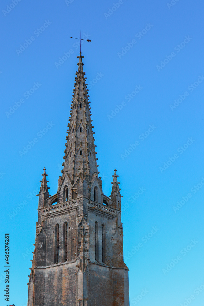 Nouvelle Aquitaine - Charente-Maritime - Moëze - Clocher de l'Eglise Saint-Pierre