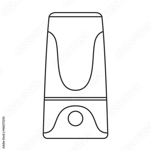 Humidifier vector icon.Outline vector icon isolated on white background humidifier.