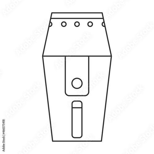 Humidifier vector icon.Outline vector icon isolated on white background humidifier.