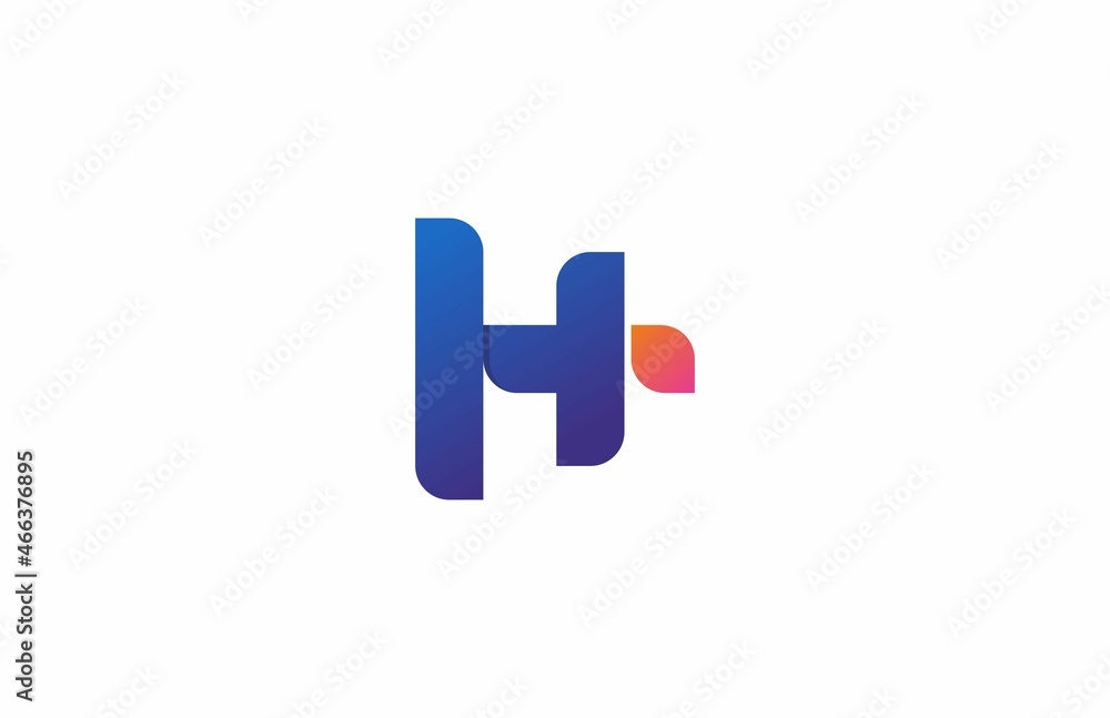 Letter H Cross Medical Modern Logo Letter H Cross Medical Modern Logo