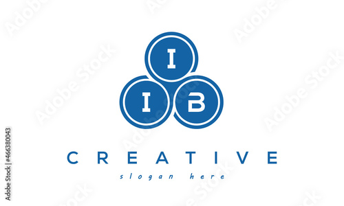 IIB creative circle three letters logo design victor photo