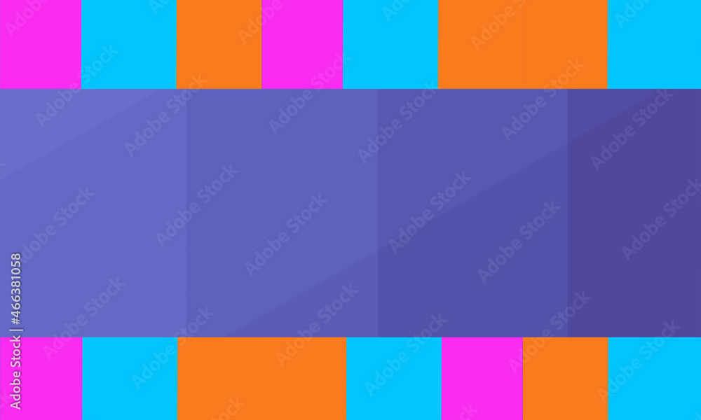 color gradation background with color boxes on top and bottom