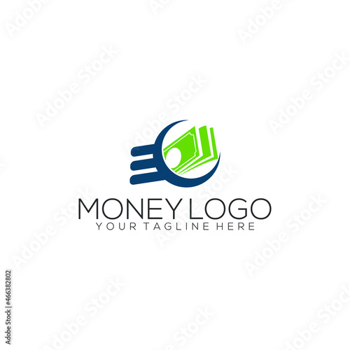 Money logo concept. Finance logo template vector