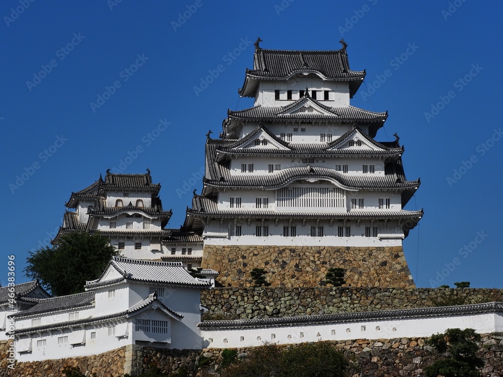 国宝姫路城 2021年初秋の姫路城 国宝姫路城 2021年初秋の姫路城