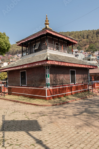 Rana Ujeshwori Bhagwati temple is located inside the Tansen Durbar square in Palpa, Nepal and was built by Ujir Singh Thapa as an offering to goddess Bhagwati photo