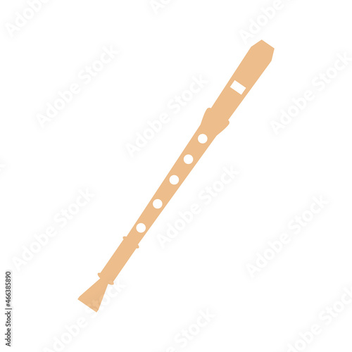 Flute icon vector illustration sign