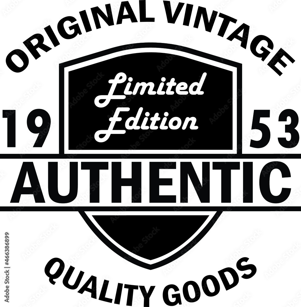 Original Vintage 1953