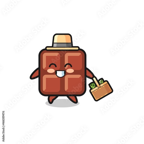 chocolate bar herbalist character searching a herbal