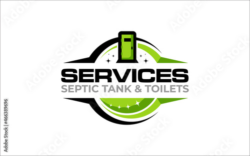 Illustration graphic vector of septic tank clean service logo design template