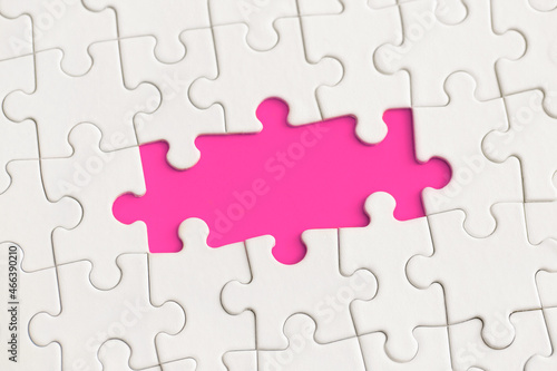 The frame of the puzzle for text.