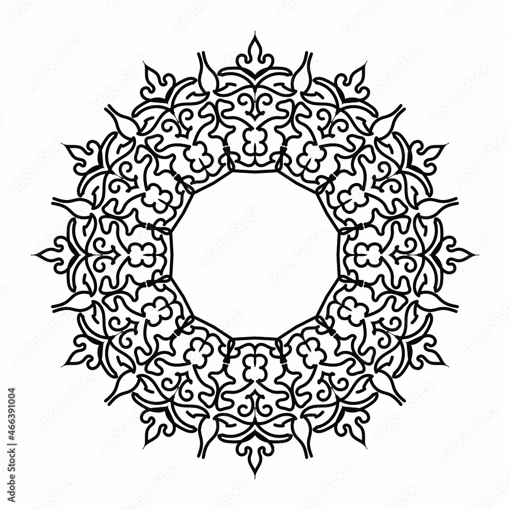 decorative concept abstract mandala illustration decorative concept abstract mandala illustration