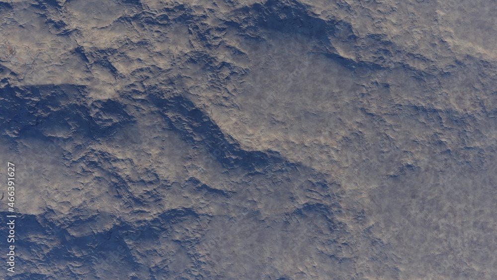Fototapeta premium 3d render of abstract planet surface with high detailed relief
