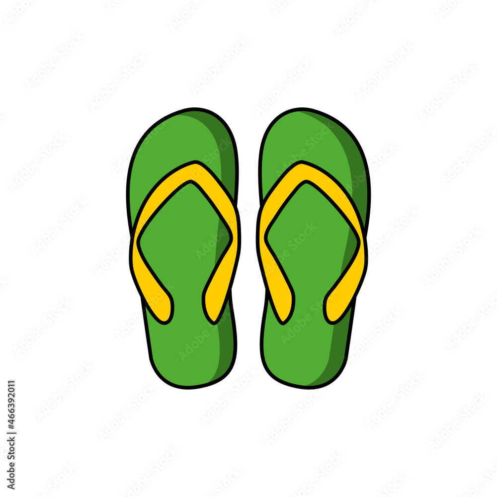 flip flop icon design template vector flip flop icon design template vector
